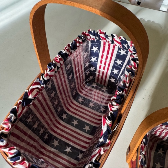 🇺🇸 🧺 Longaberger Patriotic Basket Set - Picture 5 of 14